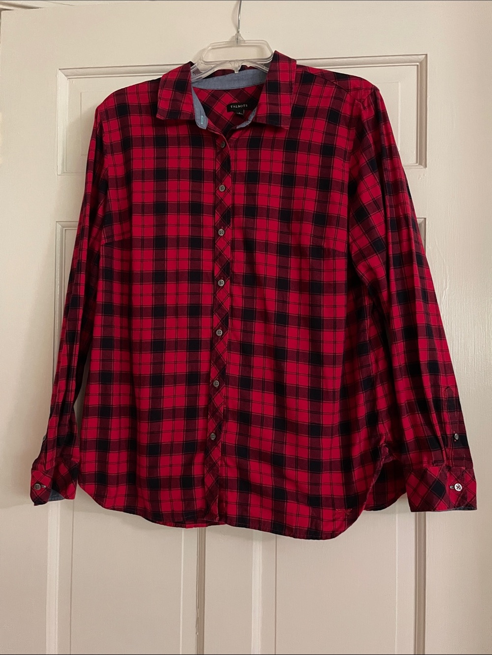 Talbots large flannel shirt